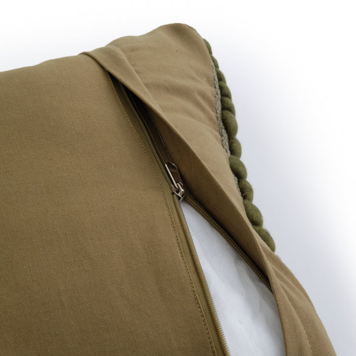 Nottins Cushion Dark Green