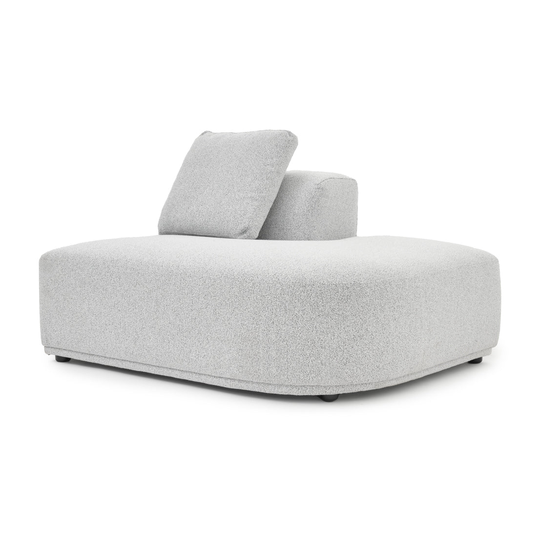 Willowdale Modular Chair W. Right Bumper Light Grey