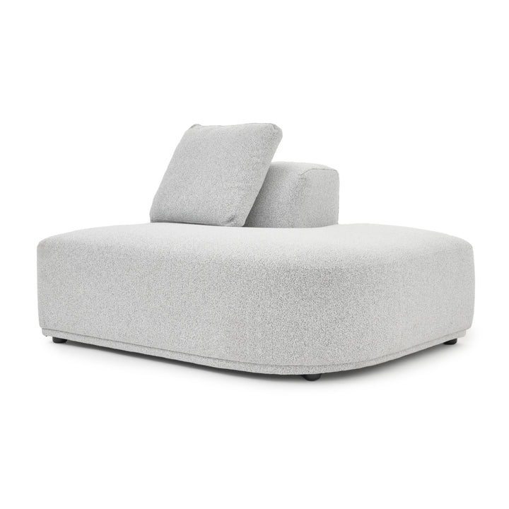 Willowdale Modular Chair W. Right Bumper Light Grey
