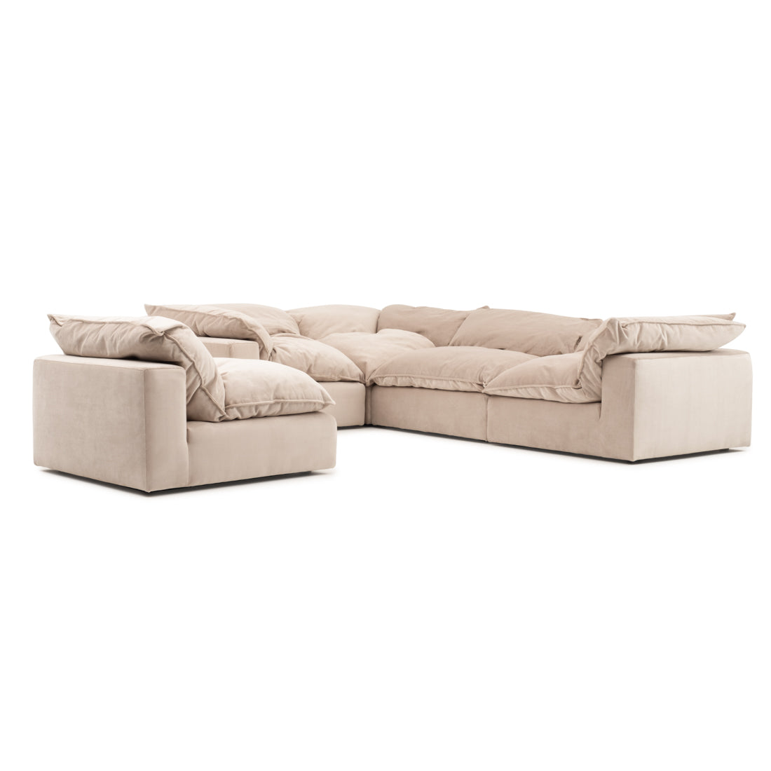 Nuage Fabric Modular Set Beige