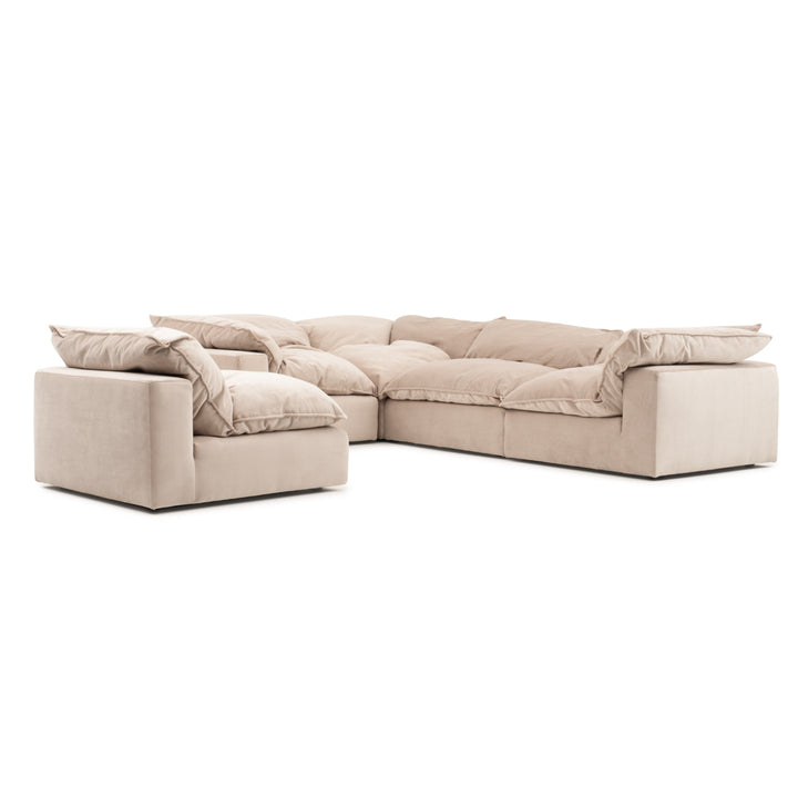 Nuage Fabric Modular Set Beige