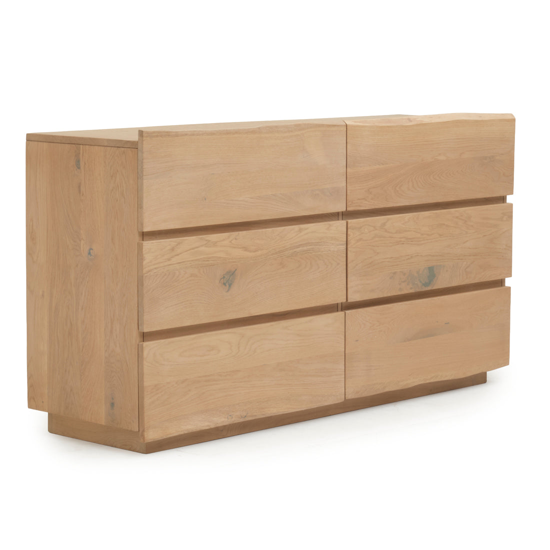 Noemi 6-Drawer Dresser Light Brown