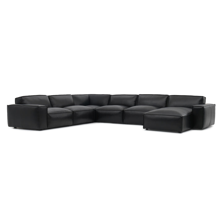 Nook Leather Modular Set Black
