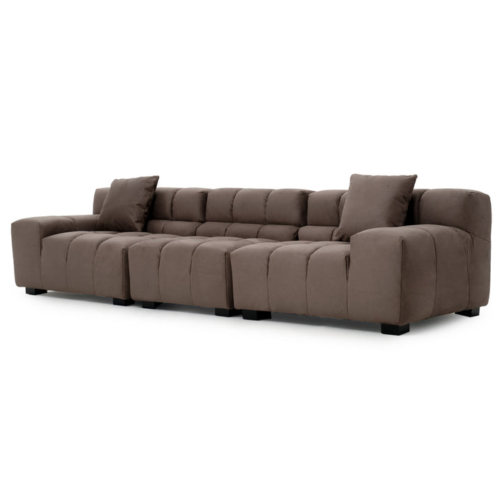 Norika Fabric Modular Sofa Dark Grey