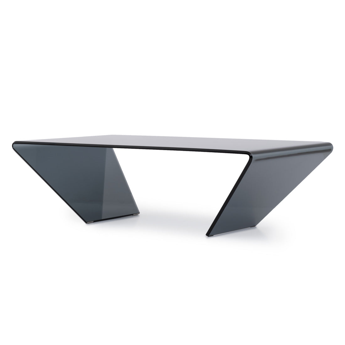 Wenzel Glass Coffee Table Dark Grey