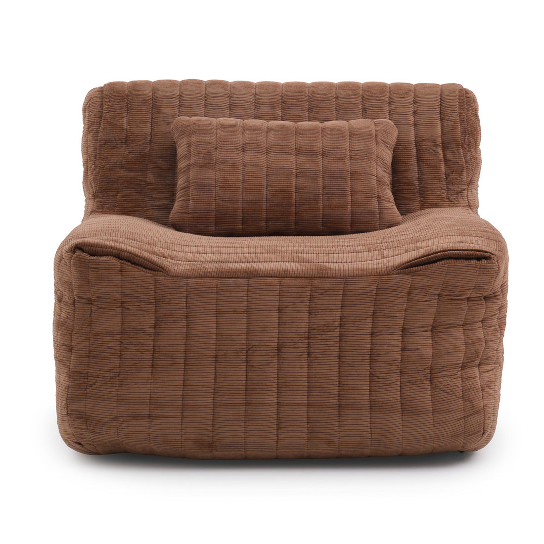 Esmina Fabric Accent Chair Dark Brown