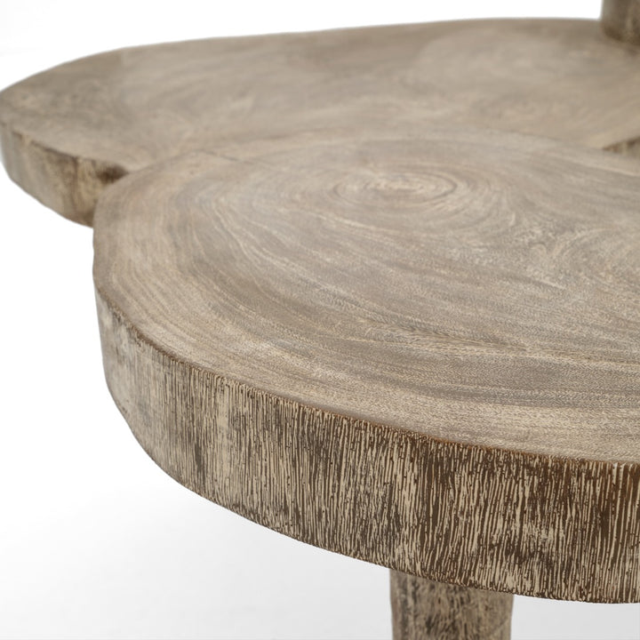 Netina Wood Coffee Table Light Grey