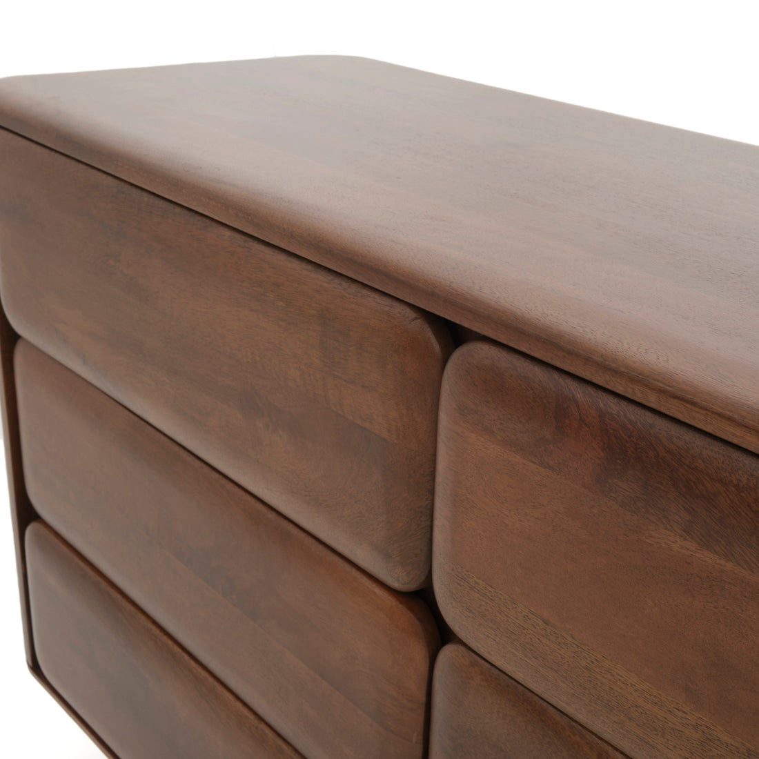 Nesta 6-Drawer Dresser Dark Brown