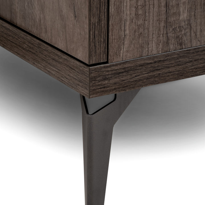 Winslet 4-Drawer Filing Cabinet Dark Brown