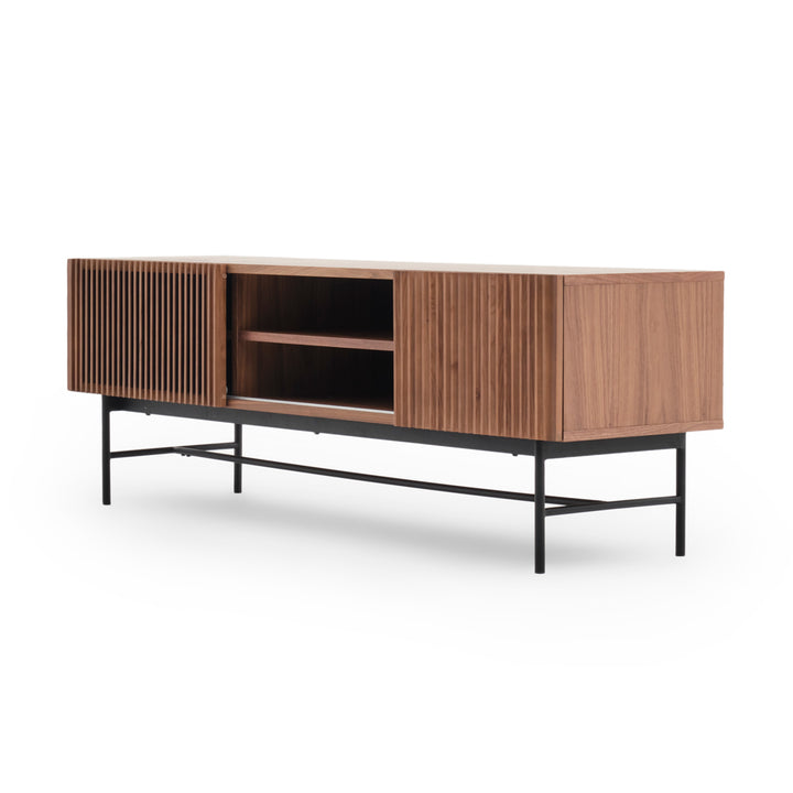 Easton TV and Entertainment Unit Dark Brown
