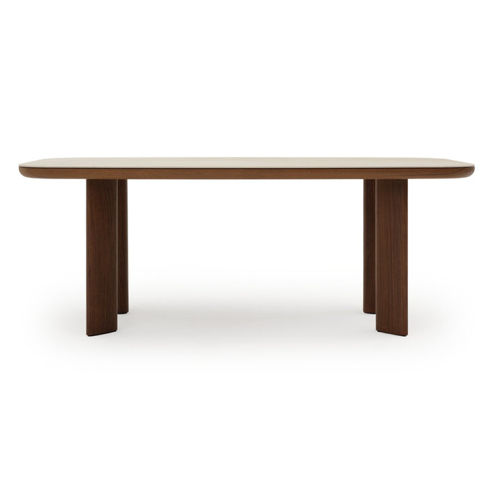 Navani Dining Table Light Brown