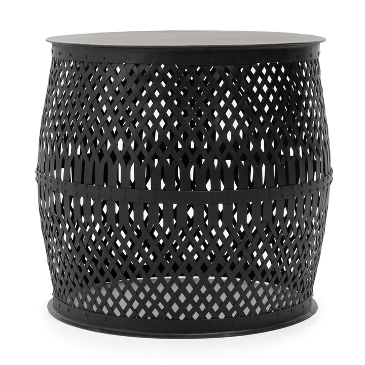 Indira Metal Accent Table Black
