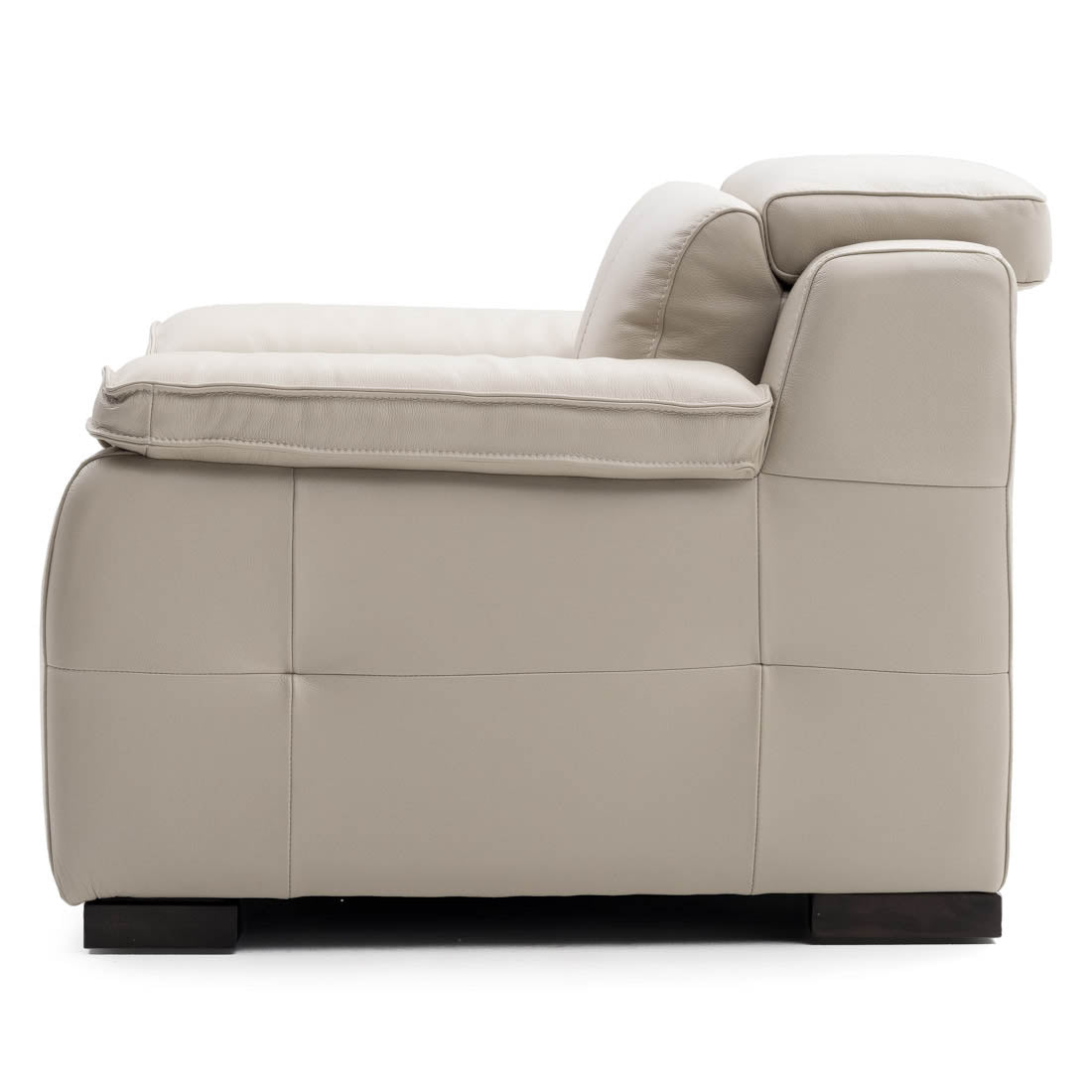 Nova Reclining Accent Chair Light Grey