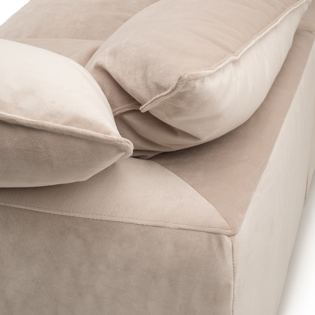 Nuage Fabric Modular Set Beige