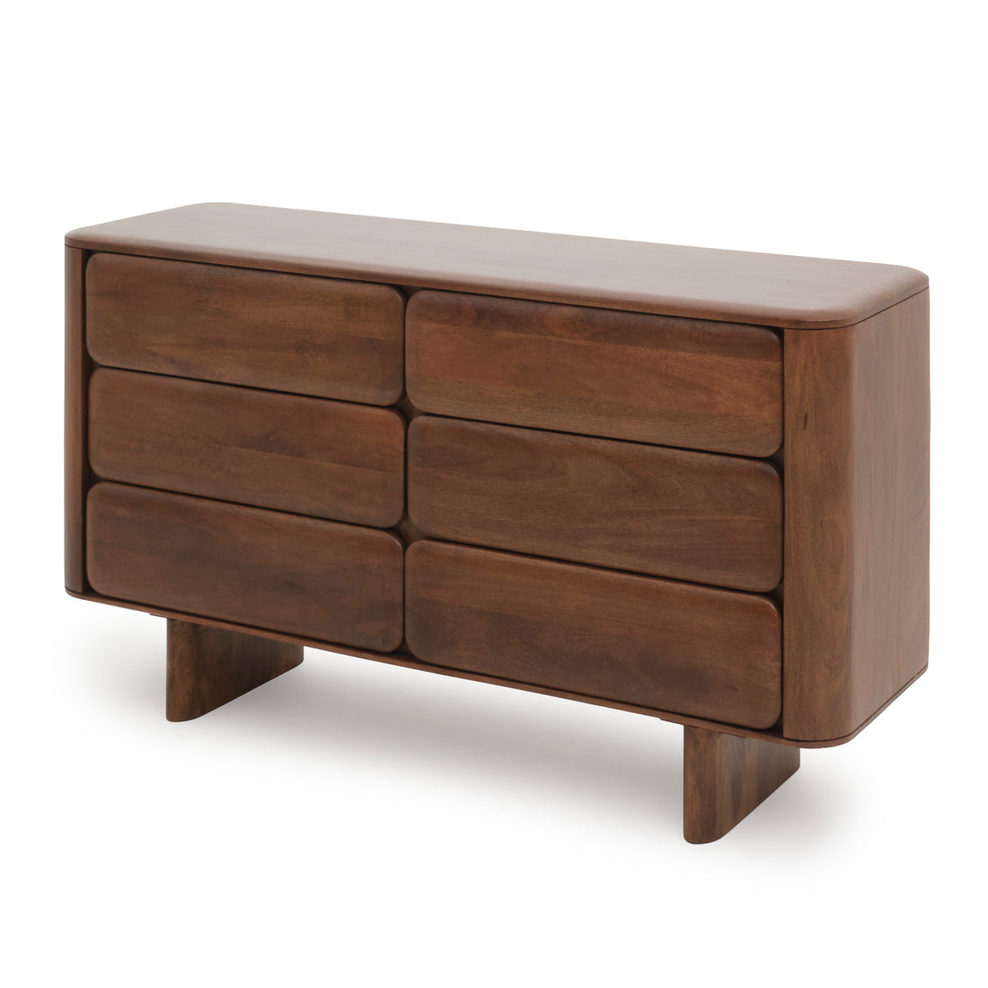 Nesta 6-Drawer Dresser Dark Brown