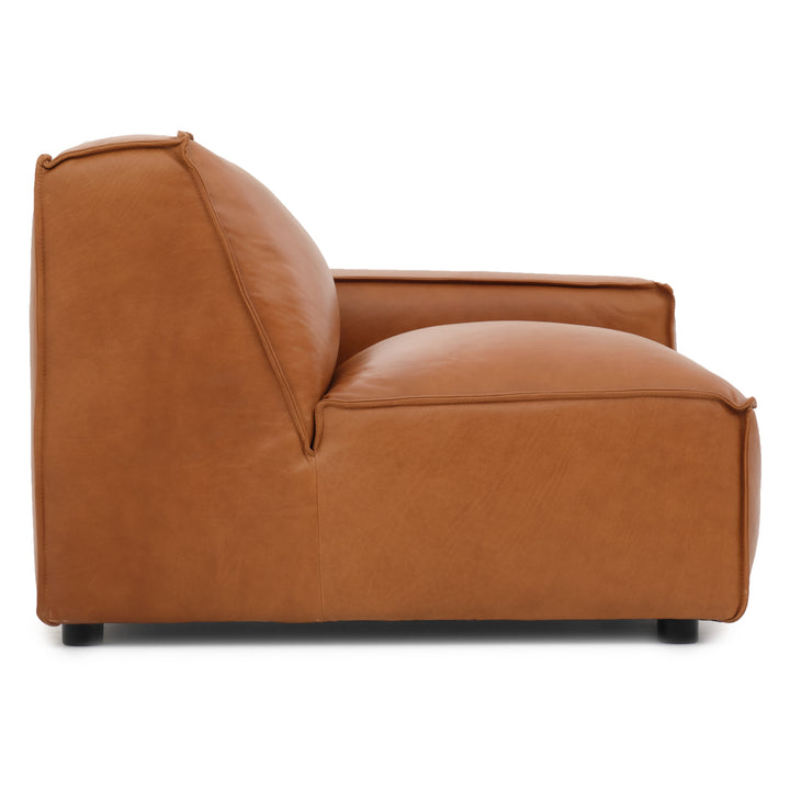Nook Modular Right Chair Cognac