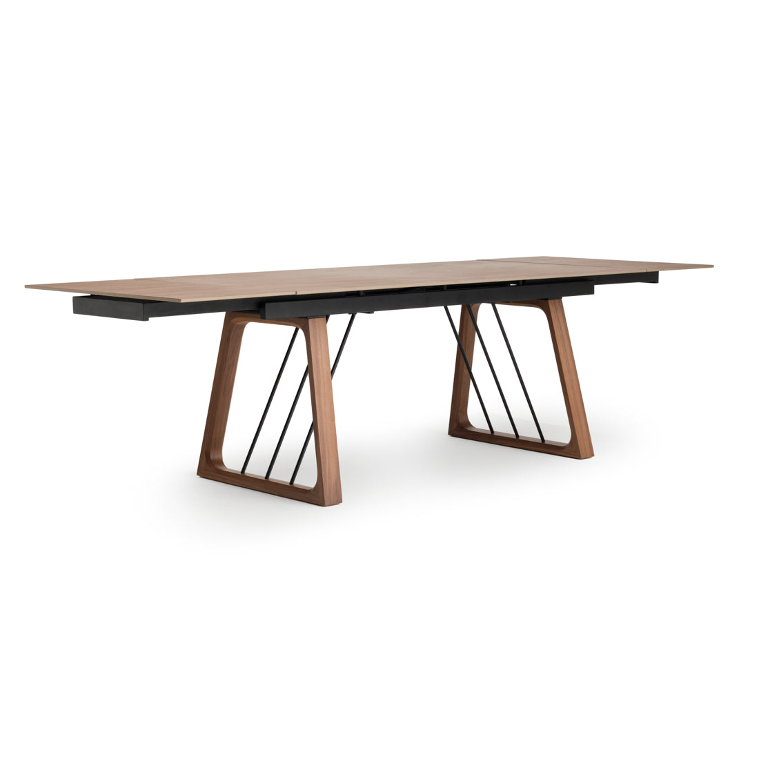 Elysa Extendable Dining Table Dark Brown