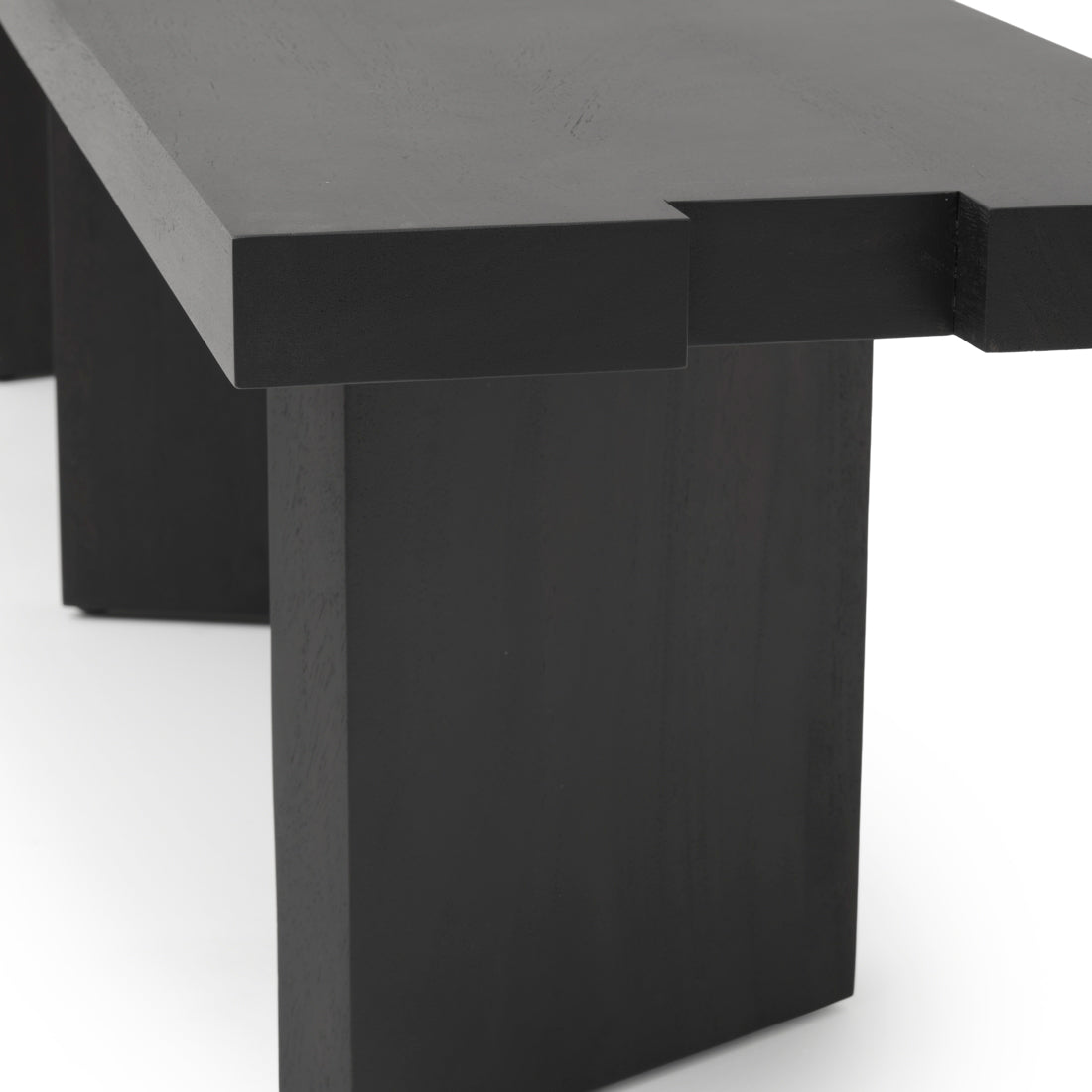 Shayla Wood Bench Black