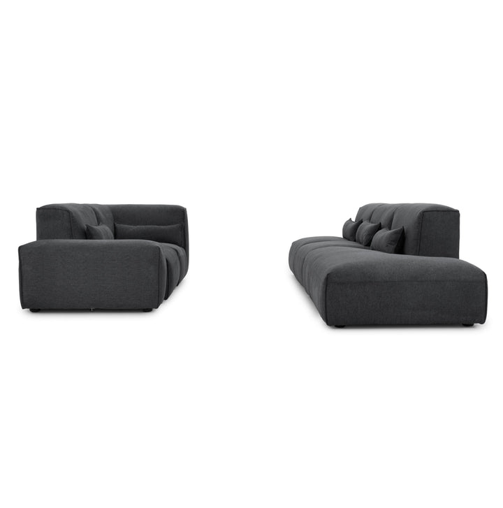 Ellemia Fabric Modular Set Dark Grey