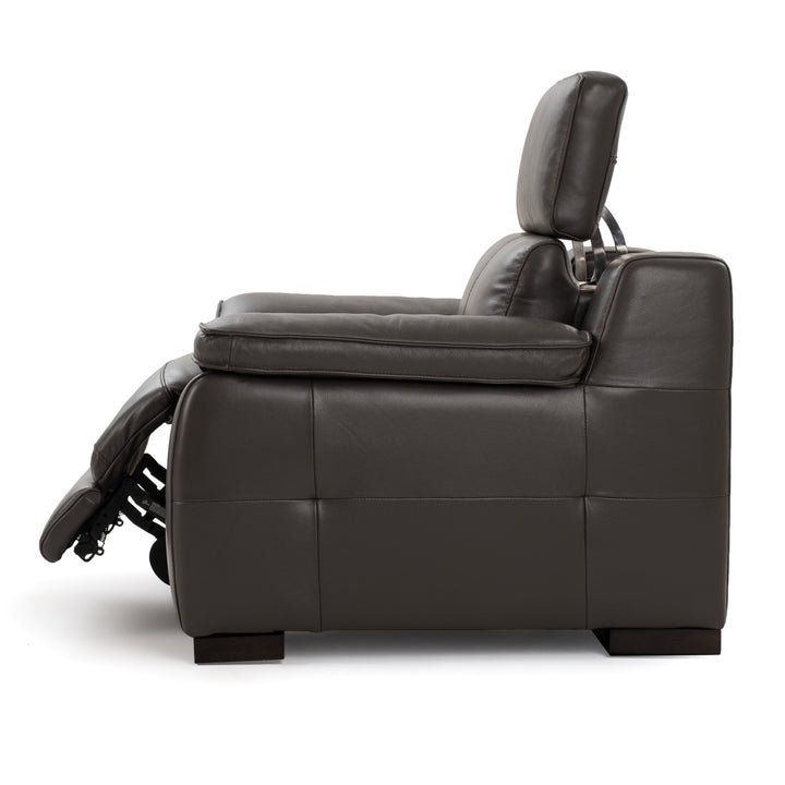 Nova Reclining Accent Chair Dark Grey