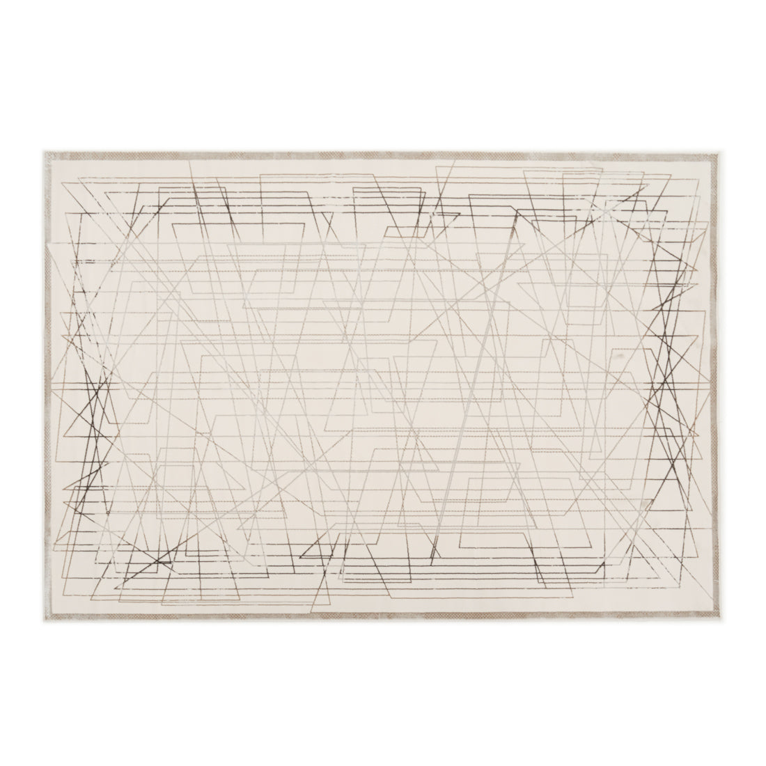 Wany Area Rug Black & White