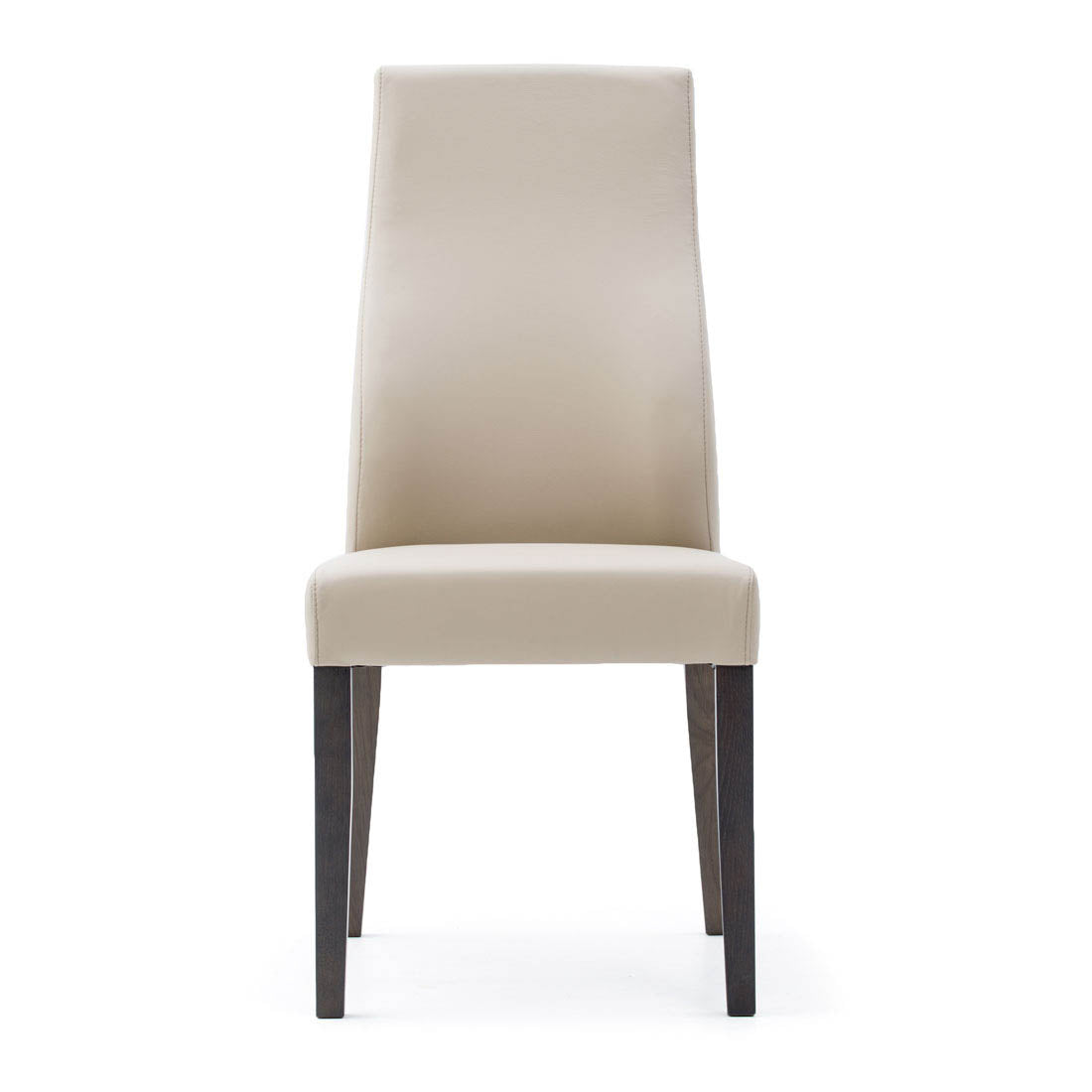 Jennifer Leather Chair Beige