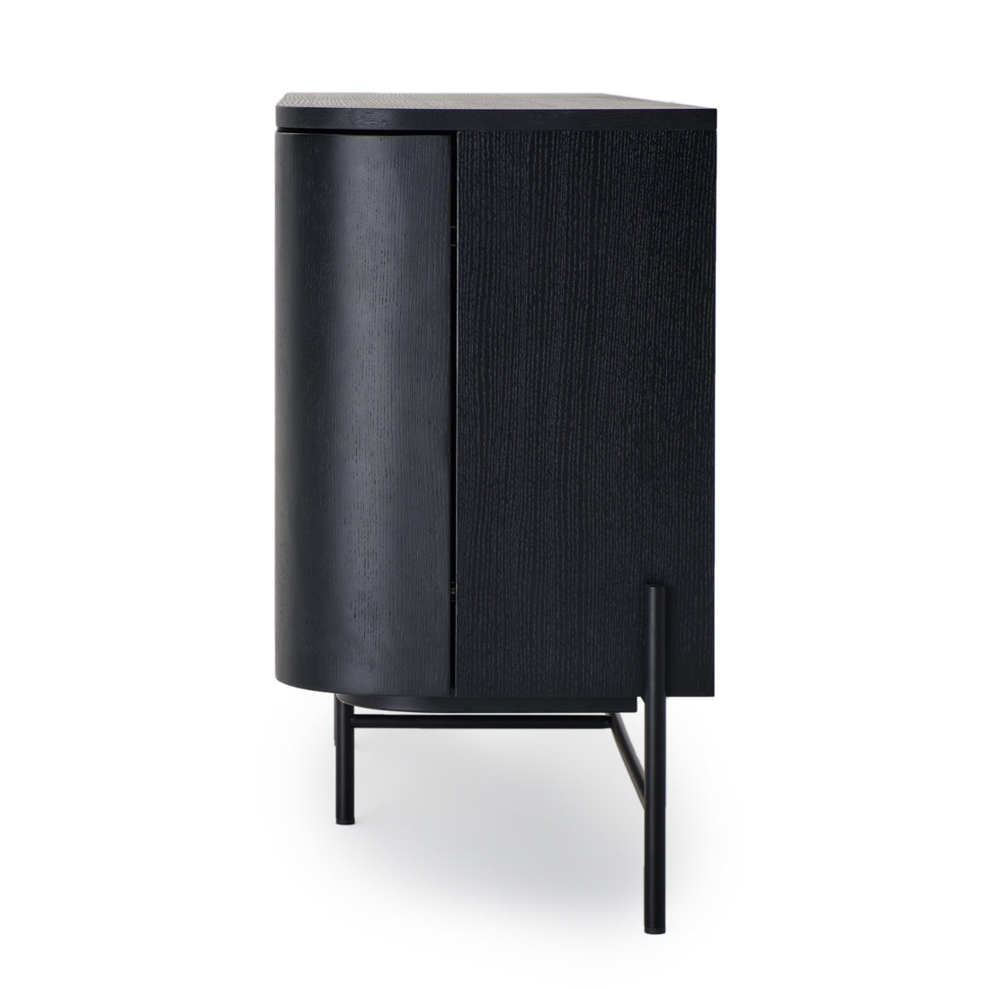 Easton Wood Sideboard Black