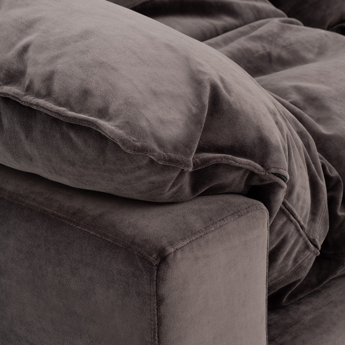 Nuage Fabric Modular Sofa Dark Grey