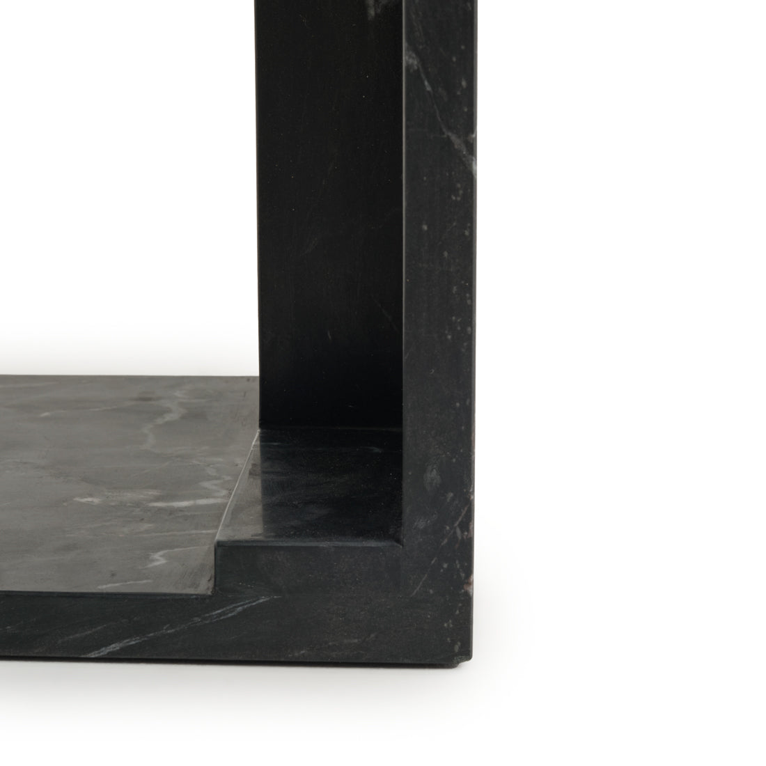 Neville Marble Accent Table Black