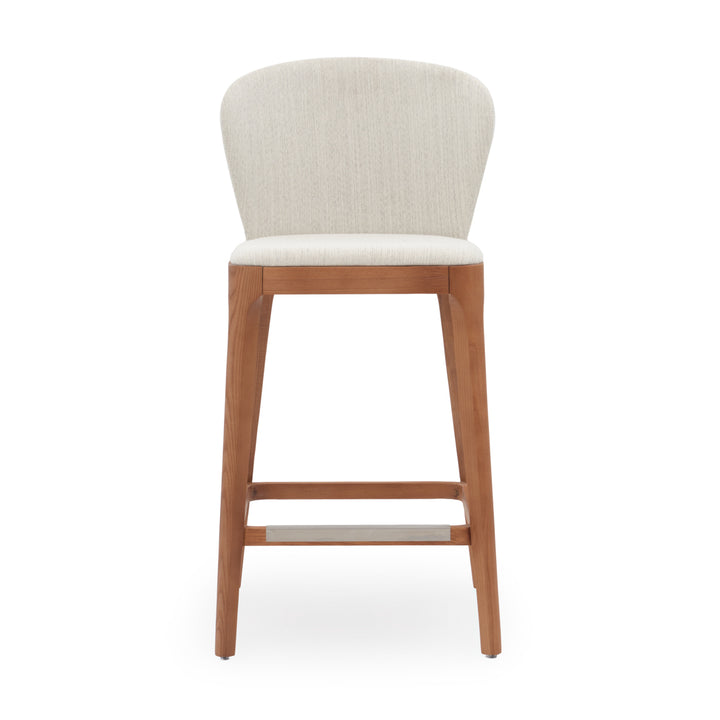 Nelvy Counter Stool Off White
