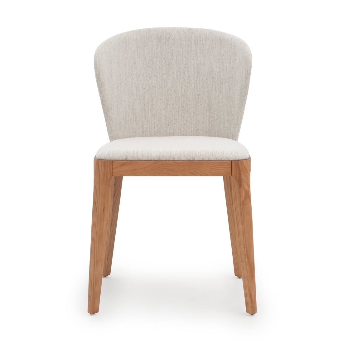 Nelvy Fabric Chair Off White
