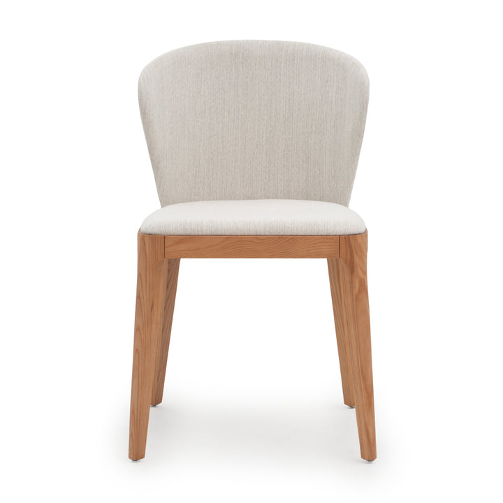 Nelvy Fabric Chair Off White