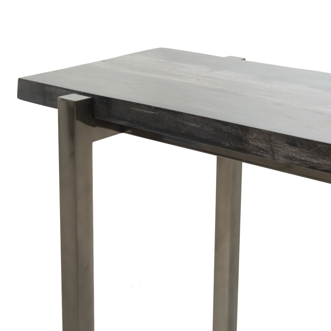 Wakerley Wood Console Table Black