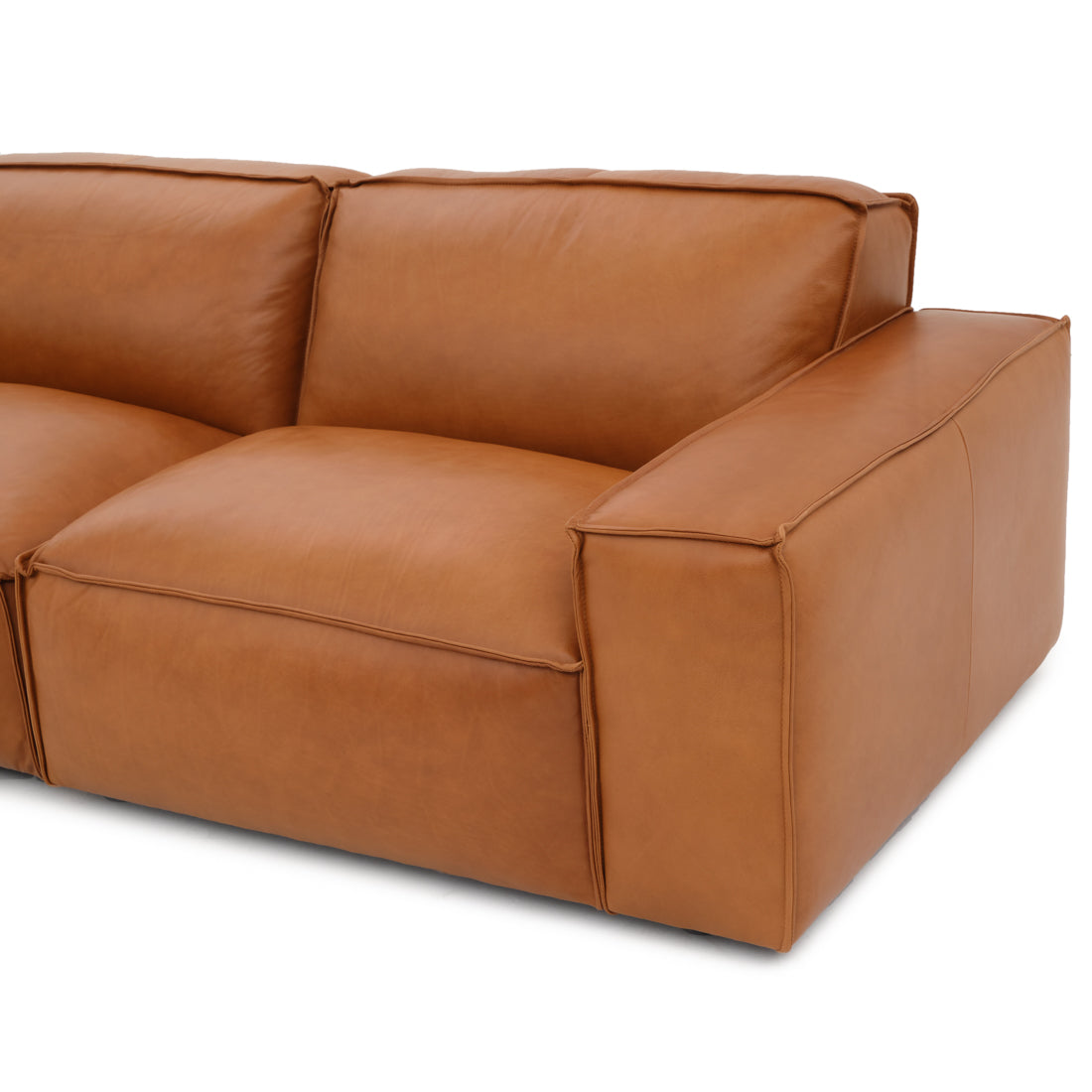 Nook Leather Modular Sofa Cognac