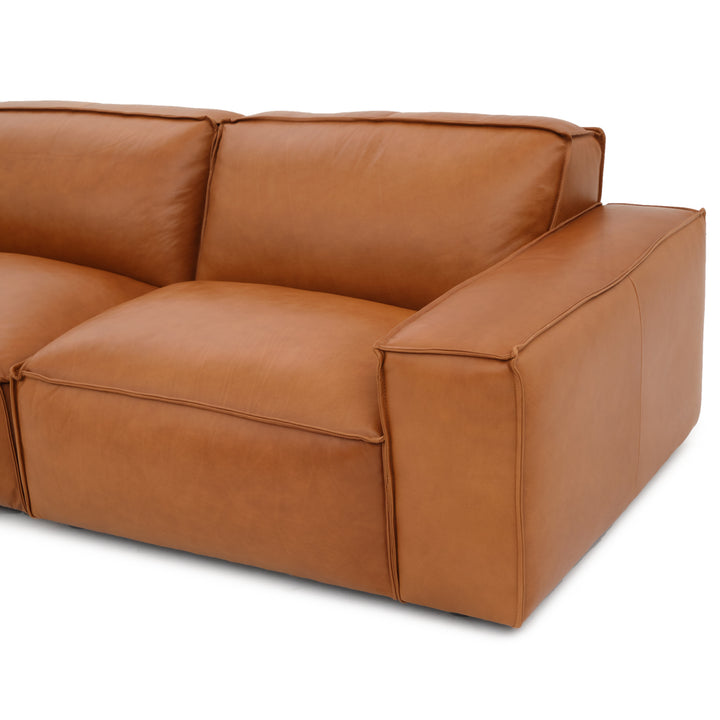Nook Leather Modular Sofa Cognac