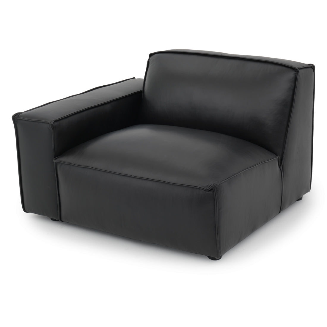 Nook Modular Left Chair Black