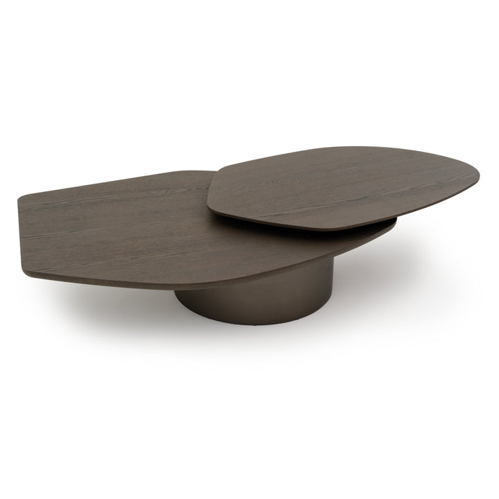 Eirian Wood Coffee Table Dark Grey