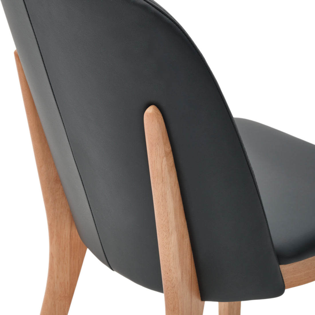 Evy Leather Chair Black