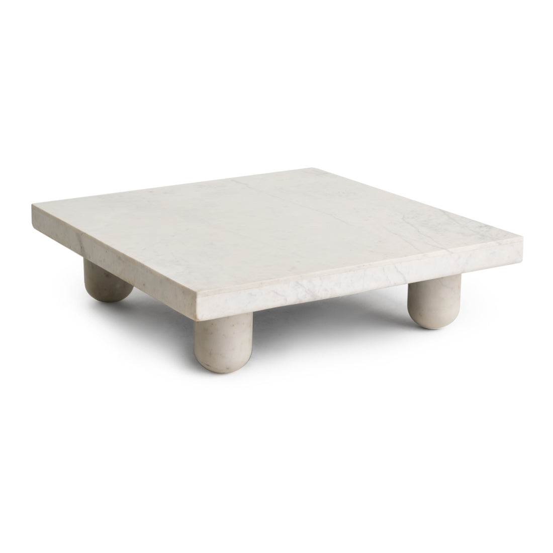 Skylar Marble Coffee Table White