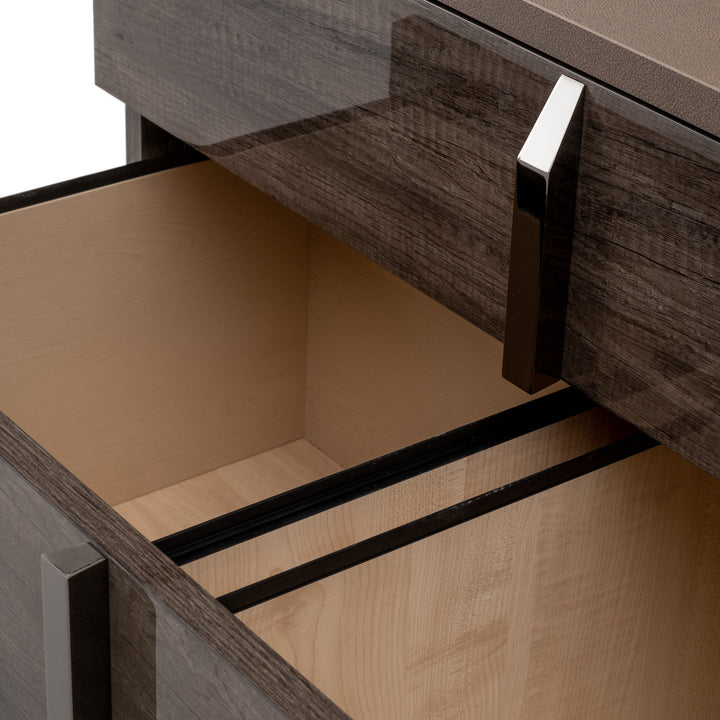 Winslet 2-Drawer Filing Cabinet Dark Brown