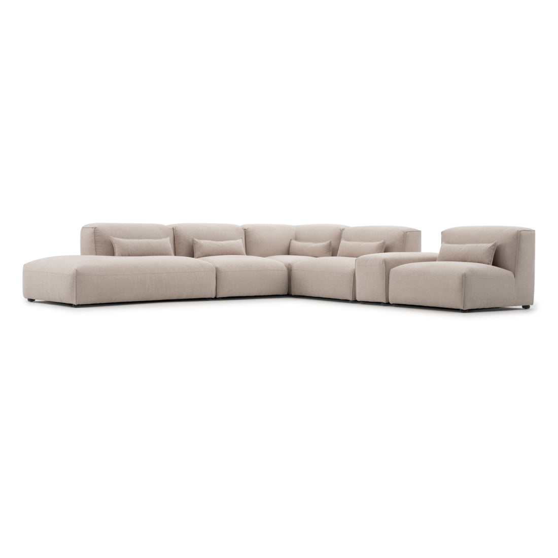 Ellemia Fabric Modular Set Beige