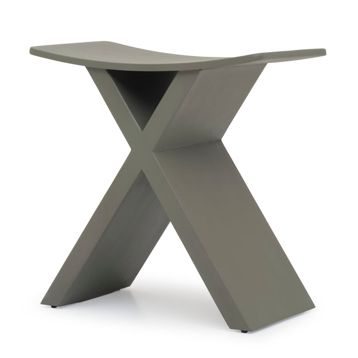 Siya Accent Stool Dark Green