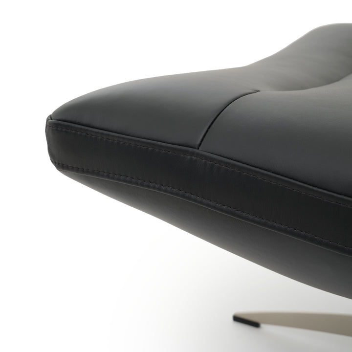 Windy Swivel Accent Chair Black