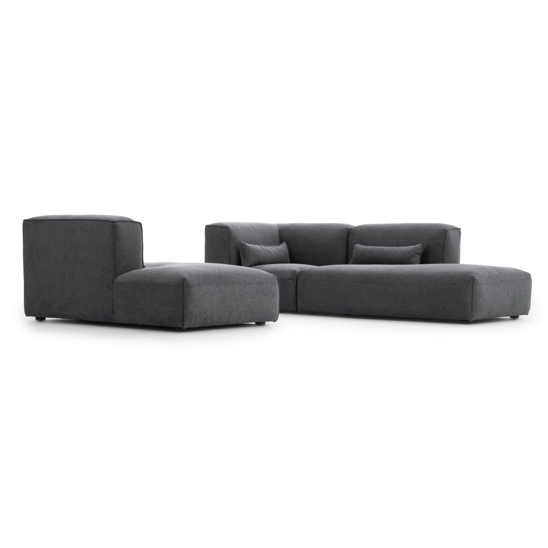 Ellemia Fabric Modular Set Dark Grey