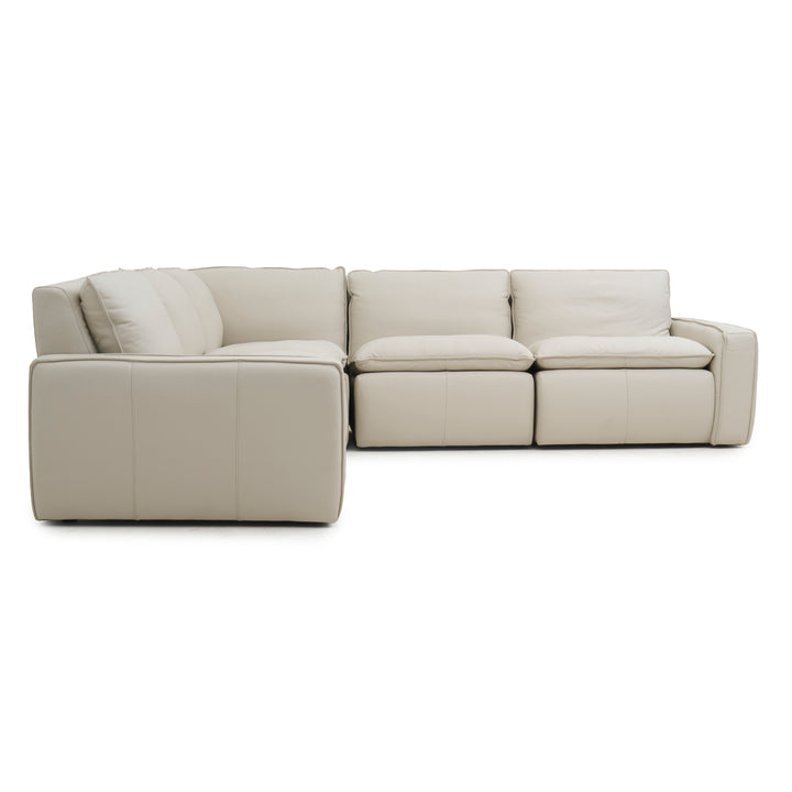 Nadyna Leather Modular Set Beige