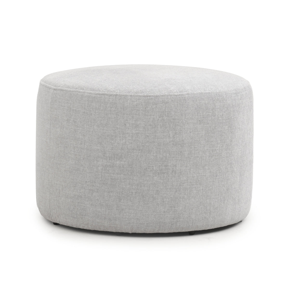 Wyle Fabric Ottoman Light Grey