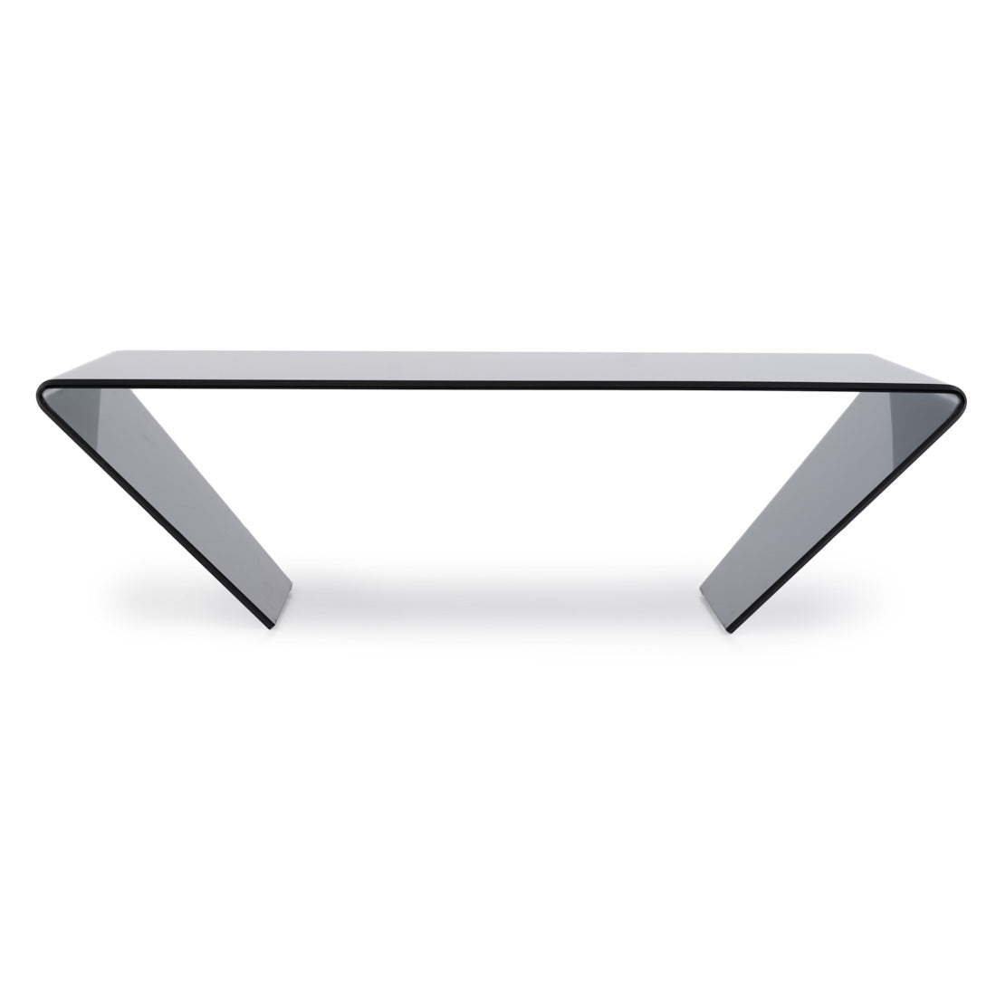 Wenzel Glass Coffee Table Dark Grey