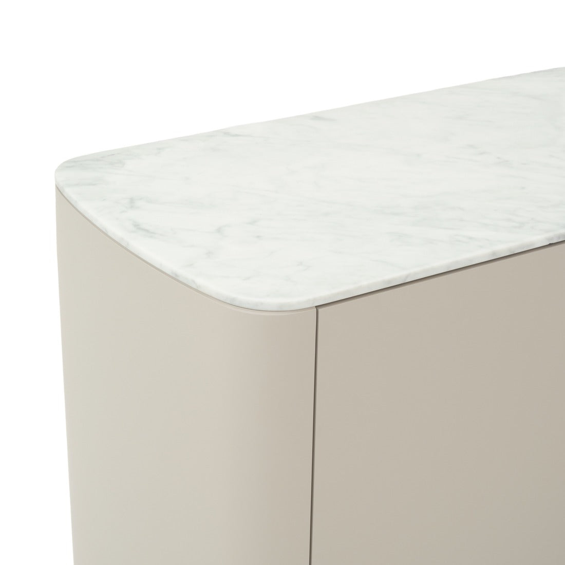 Wissam 3-Drawer Dresser Light Grey