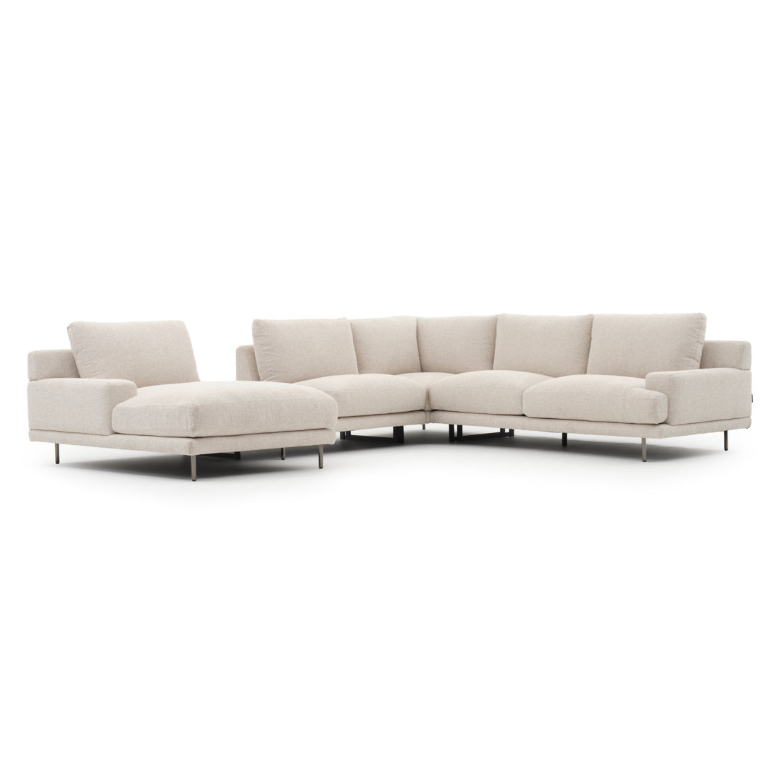Elizabeth Fabric Modular Set Beige