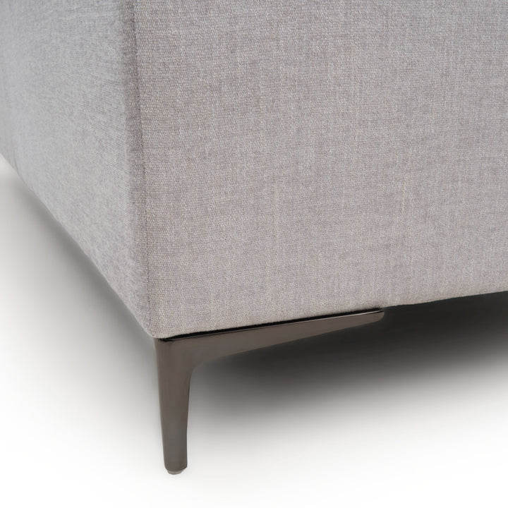 Emilia Reclining Sectional Sofa Light Grey
